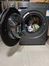 海尔滚筒洗衣机全自动10kg 新品 537超薄平嵌 蓝盾除菌 525大筒径 商场同款 20年防生锈XQG100-L58A1 实拍图