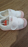 牧童幼儿园鞋春秋款室内鞋男童防撞学步鞋女宝宝小白鞋 白桃粉26 实拍图