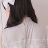 ROJITA日系清楚系蕾丝长裙女夏新品学院风斗篷式约会连衣裙(原1233424) 米白色 实拍图