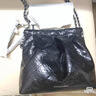 CHARLES&KEITH链条单肩腋下托特包流浪包包女包生日礼物送女友CK2-20671559 Noir黑色 M 实拍图