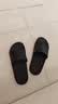 LURAD拖鞋男士夏季户外穿室内防滑洗澡居家浴室厚底防臭凉拖女黑 42-43 实拍图