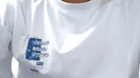 啄木鸟【2件装】短袖T恤男夏季冰丝凉感潮流半袖青年宽松休闲五分上衣 小沙滩白色+小月亮黑色 (2件装） L (建议体重110-125斤左右） 实拍图