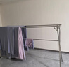 美丽雅晾衣架落地 阳台专用X型铝合金伸缩折叠室内外阳台移动晒衣架 实拍图