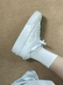 adidas NIZZA PLATFORM厚底增高运动帆布鞋女阿迪达斯三叶草 白   38.5 实拍图