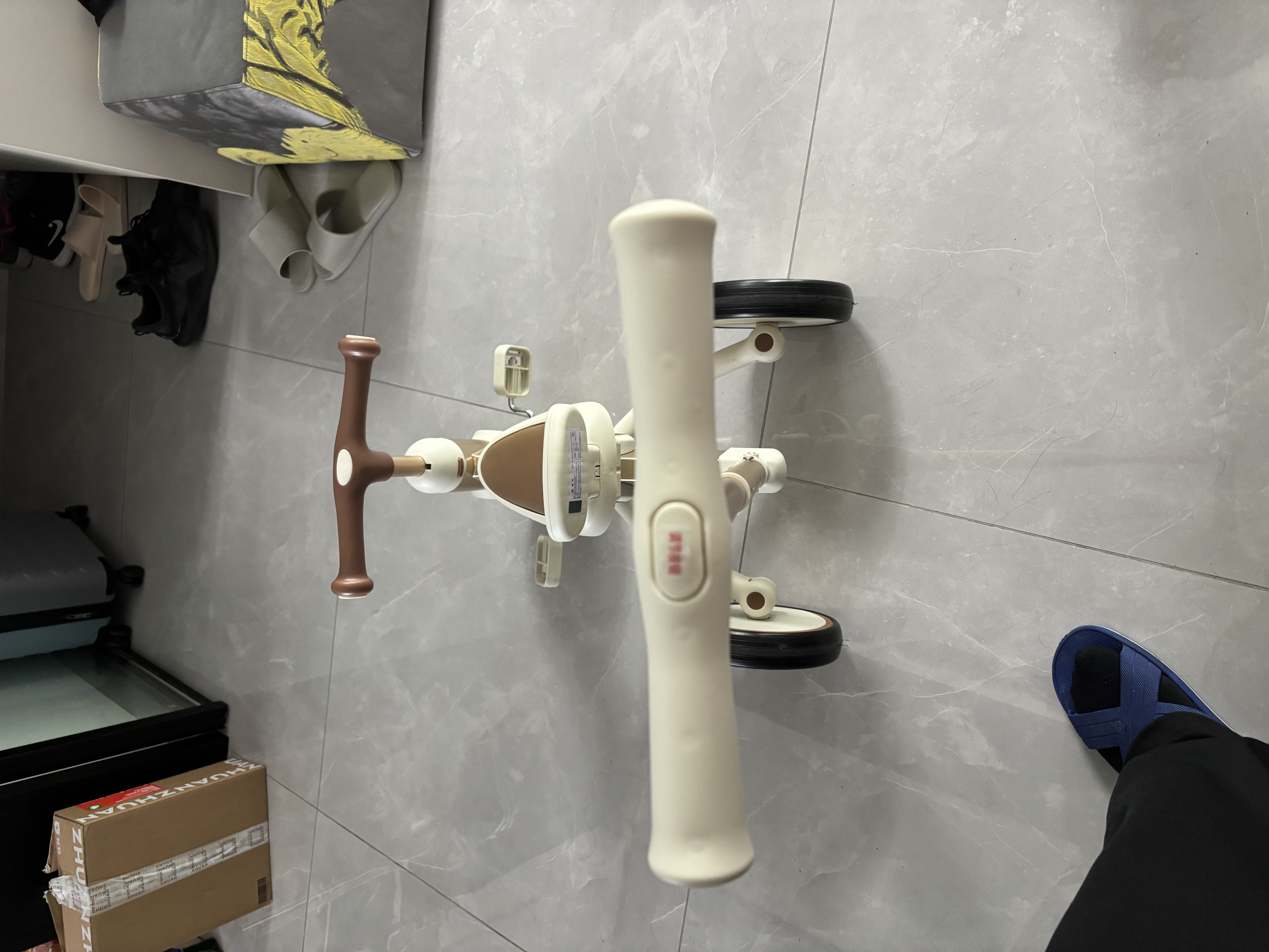 看宝贝儿童三轮车脚踏车儿童车1-3岁宝宝三轮车平衡车1-3岁儿童推车 高配米|四合一+推把+礼包 实拍图