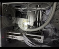 动力火车（PowerTrain）未知玩家X100 PRO桌面MATX机箱手提便携式台式电脑玻璃侧透240水冷主机外壳 白色 实拍图