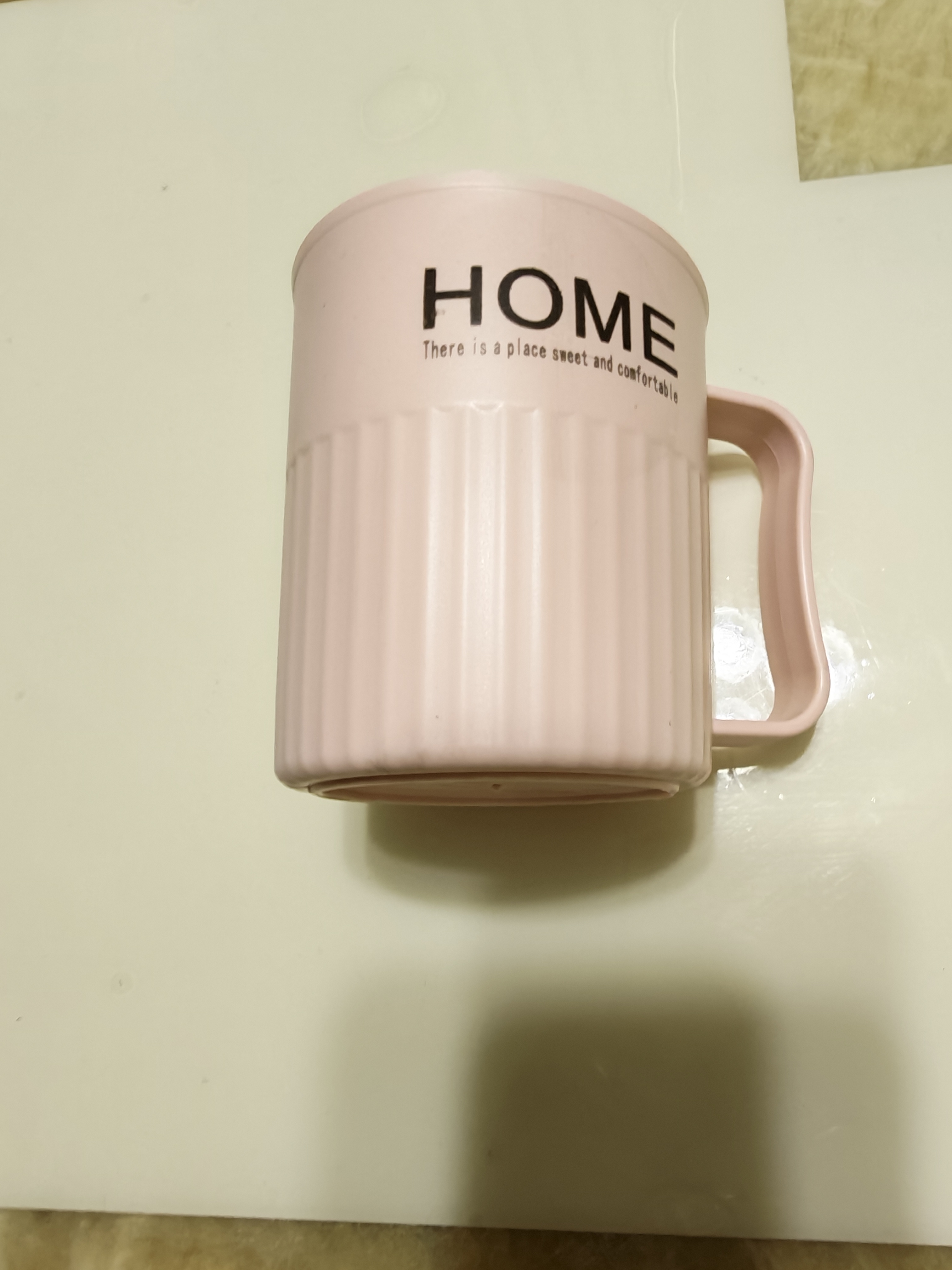 家用卫生间浴室漱口杯刷牙杯简约北欧ins风牙缸牙刷洗漱杯子情侣 浅粉1个装 实拍图