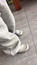 卡特兔童鞋婴儿学步鞋春夏儿童凉鞋软底网面宝宝鞋男女童幼儿园室内鞋 白蓝 27 内长16.5cm  脚长15.6-16.2 实拍图