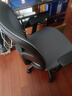 得力（deli）4900S 人体工学靠背办公椅/电脑椅/职员椅 可升降转椅舒棉坐垫 灰 实拍图