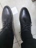 红蜻蜓真皮男鞋春夏舒适商务休闲皮鞋高级正装德比鞋婚鞋WTA7376黑色41 实拍图