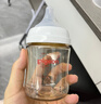 贝亲（Pigeon）新生儿 防胀气宽口径PPSU奶瓶160ml SS号奶嘴 0个月+AA261  实拍图