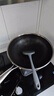 炊大皇炒锅304不锈钢有钛炒菜锅煎锅平底不粘炒锅32cm 可立可视盖不挑灶 实拍图