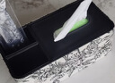 AKBK皮革纸巾盒客厅茶几遥控器收纳盒轻奢家用桌面创意抽纸盒2026新款 【升级款】复古印花刺绣 实拍图