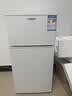 HYUNDAI（韩国现代）小冰箱迷你小型家用冷藏冷冻宿舍出租房办公室双开门二门电冰箱节能省电 80L白【行业热卖+日销过百】 实拍图