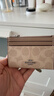 蔻驰（COACH）【品牌直供】女士经典标志便携多卡位卡包拿铁色CW870礼物 实拍图