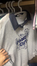 真维斯（Jeanswest）卫衣女春新款2026Polo领学院风印花宽松外套小个子薄款上衣服潮流 实拍图