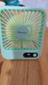 赛亿定时USB小风扇蓄电款电风扇折叠轻薄扇小台扇迷你便携风扇学生床头办公室轻音桌面扇4000mA 实拍图