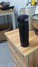膳魔师（THERMOS）不锈钢保温杯磨砂黑保冷杯500ml车载水杯男女学生礼物JNL-502-ALB 实拍图