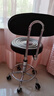 华恺之星 吧台椅家用升降吧台凳酒吧椅接待椅转椅子HK106黑色靠背款 实拍图
