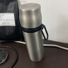 京东京造保温杯 男士女户外大容量闷茶焖泡水杯子 316不锈钢金属灰500ml 实拍图
