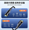 毕亚兹 大小头光纤HDMI线2.0版4K60Hz高清线工程装修穿管线 30米 适用电脑电视投影仪 HX67 实拍图
