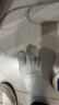 棉十三五指袜子男短袜新疆棉网眼夏季透气薄款抗菌防臭分趾短筒5双 实拍图