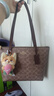 蔻驰（COACH）【品牌直供】女士FIONA24手提单肩托特包棕褐色CBT18礼物 实拍图