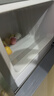 华宝小冰箱小型家用出租房用冷藏冷冻两用一级能效节能省电迷你宿舍寝室办公室二门电冰箱 【一级能效】76L银色【全国联保】 实拍图