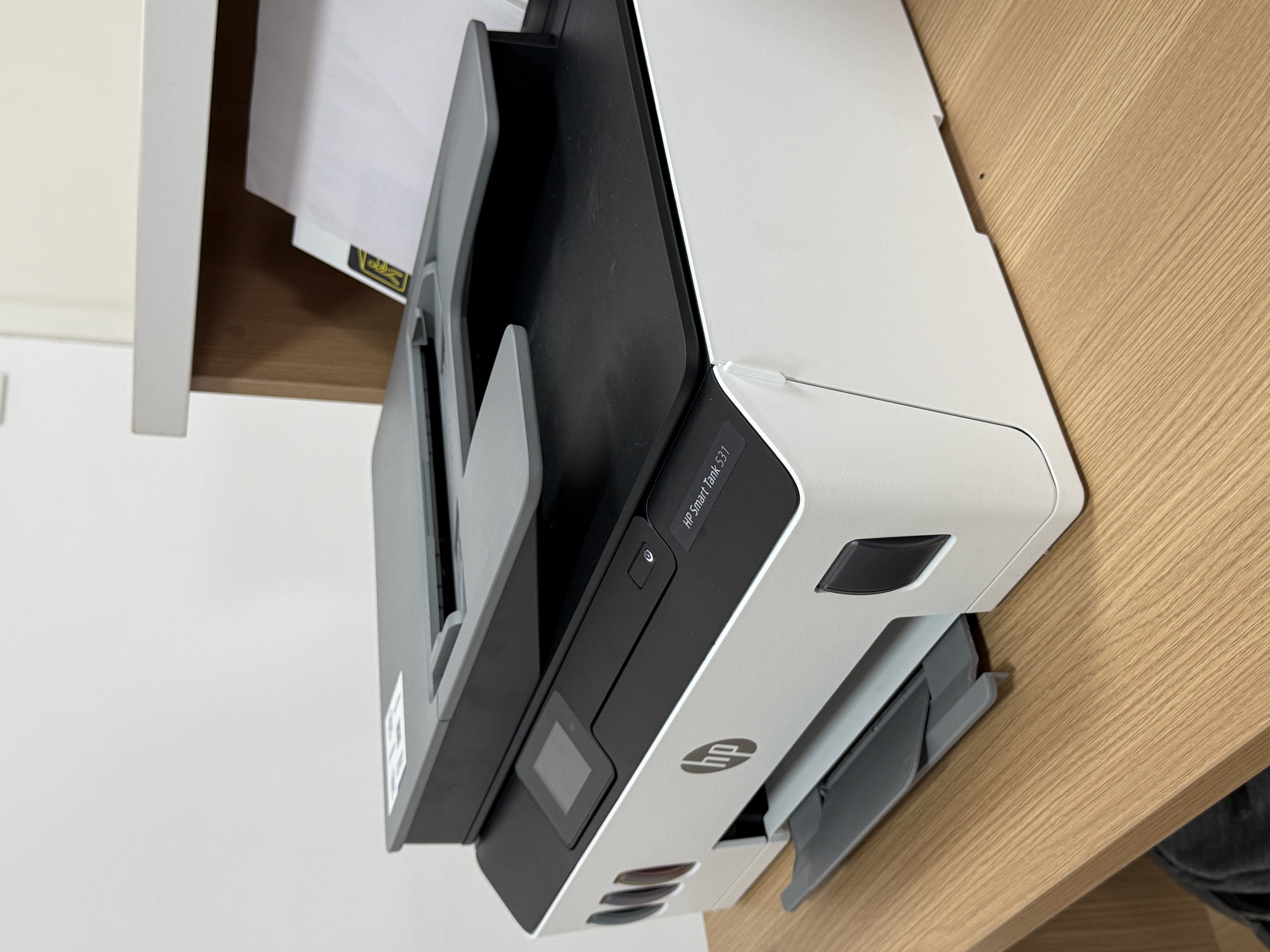 惠普（HP）531 A4彩色喷墨连供一体机 墨仓式照片打印机 连续复印扫描家用办公低成本539同系列 Tank531免换墨盒/批量复印扫描)538白色款 实拍图
