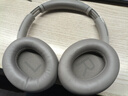 QCY H3S 头戴式-56dB主动降噪【双金标+A级降噪认证】7麦蓝牙耳机无线有线游戏低延迟超长续航 灰色 实拍图
