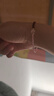 极细3mm草莓晶白粉水晶手链女14k转运珠超细夏设计感小众 3MM仿粉晶手链 实拍图