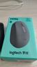 罗技（Logitech）M196 无线蓝牙鼠标 办公鼠标 笔记本商务办公家用 小巧便携 对称手型 石墨灰 实拍图