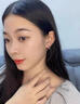 戚小米s999纯银莫比乌斯环耳环女养耳洞素圈耳钉耳圈高级耳骨钉圈圈耳饰 【10mm】莫比乌斯环耳圈一对【适合小耳垂耳骨】 实拍图