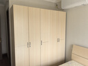 全友家居衣柜卧室家用储物收纳柜一体靠墙现代简约原木风大衣柜出租屋 实拍图