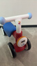 babycare儿童平衡车四轮滑步车玩具宝宝学步车礼盒装1-3岁周岁礼物 罗拉红 实拍图