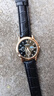 【网红爆款】商务腕表石英运动表休闲皮带男女手表 黑色 实拍图