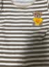迪迪熊日记（DIDIXIONGRIJI）2件装儿童套装夏季短袖短裤小孩衣服0-1岁女童夏装婴儿男外出套装 短袖套装(小咖龙+咖色条纹熊) 90 CM 实拍图