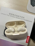 联想（Lenovo）真无线蓝牙耳机 半入耳式耳机 音乐运动游戏耳机蓝牙5.4 适用苹果小米手机 EA110月岩白 实拍图