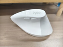 英菲克（INPHIC）X9PRO无线鼠标 人体工学垂直鼠标 办公鼠标 轻音鼠标 笔记本电脑鼠标 58°支撑防夹手4档DPI 灰 实拍图