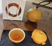 万仟堂旅行茶具高档茶具礼物陶瓷快客杯便携水果茶具户外露营 大吉大利  实拍图