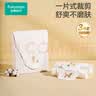 全棉时代婴儿隔汗巾纱布吸汗儿童开学幼儿园宝宝纯棉垫背小猫小鹿小鸟3条 实拍图