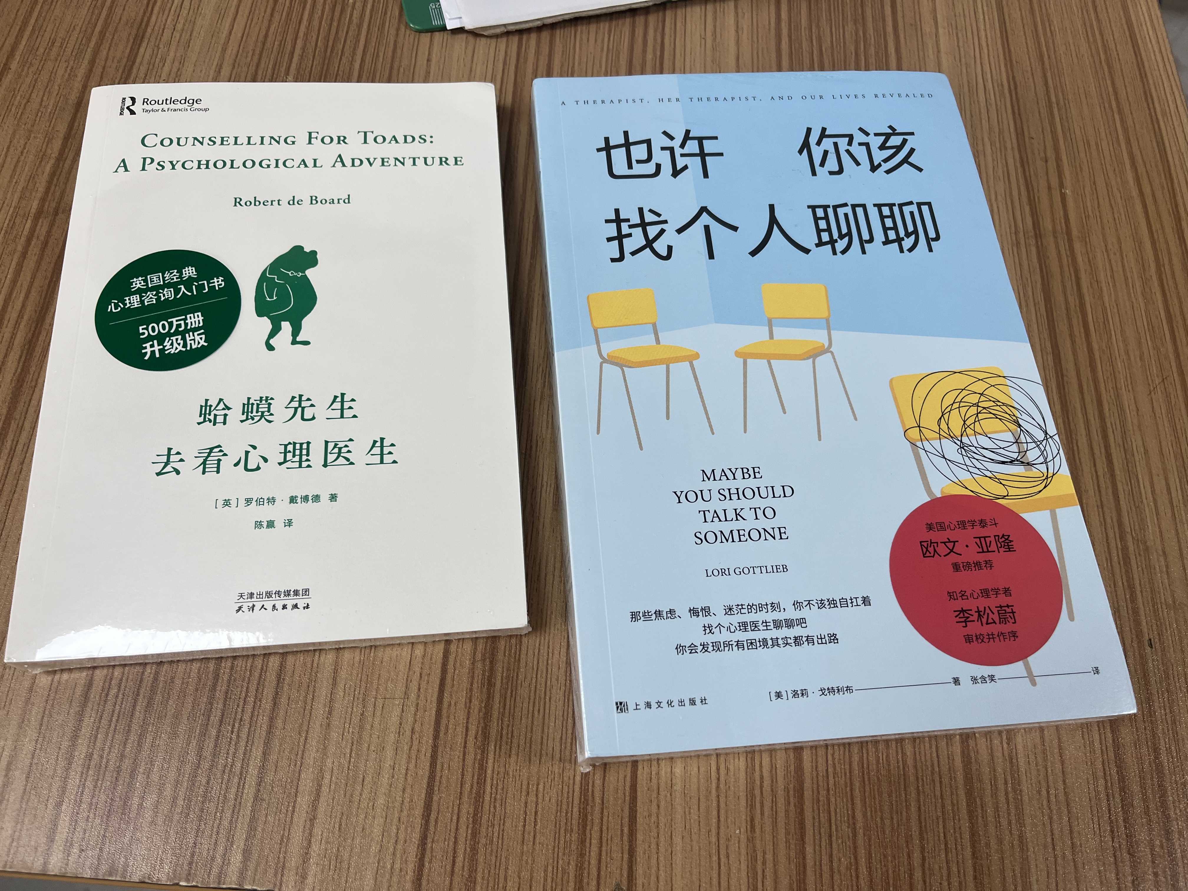 也许你该找个人聊聊 洛莉戈特利布 著  我喜欢这样的自己 我喜欢这样的我 蛤蟆先生去看心理医生 之后 又一个关于心理咨询的动人故事 也许你该找人聊聊 中文版 原版 正版 新华书店旗舰店心理学书籍 【2 实拍图