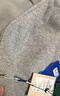 ICH MODE美式摇粒绒开衫卫衣外套男女同款春秋新款宽松连帽上衣 浅灰色 S 实拍图