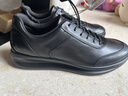 爱步（ECCO）商务休闲鞋男 透气低帮牛皮鞋  雅仕207124 黑色(建议正码正拍) 晒单实拍图