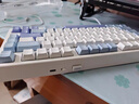 联想（Lenovo）GK10 80W无线蓝牙三模机械键盘 RGB背光全键热插拔 游戏办公电脑键盘极光系列80配列 雪域幽蓝红轴 实拍图