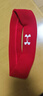 安德玛（Under Armour）运动发带男女止汗带吸汗头带跑步导汗带篮球防汗头巾箍护额 红色 实拍图