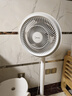 美的（Midea）【暴风循环】空气循环扇大风量摇头电风扇家用台式落地扇轻音卧室节能小风扇柔风轻羽扇 FGA24TQ 实拍图