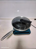 炊大皇炒锅304不锈钢有钛炒菜锅煎锅平底不粘炒锅32cm 可立可视盖不挑灶 实拍图