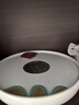 初伍茶盘家用办公会客国潮风茶具茶托盘圆型客厅陶瓷功夫茶台干泡盘 实拍图