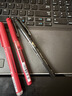 百乐（PILOT）BXC-V5直液式走珠笔大V5中性水笔0.5mm签字笔学生考试刷题笔办公文具 升级版可换墨胆 红色 实拍图
